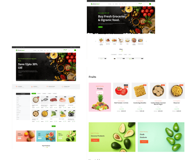 Grenmart – Organic & Grocery Laravel eCommerce