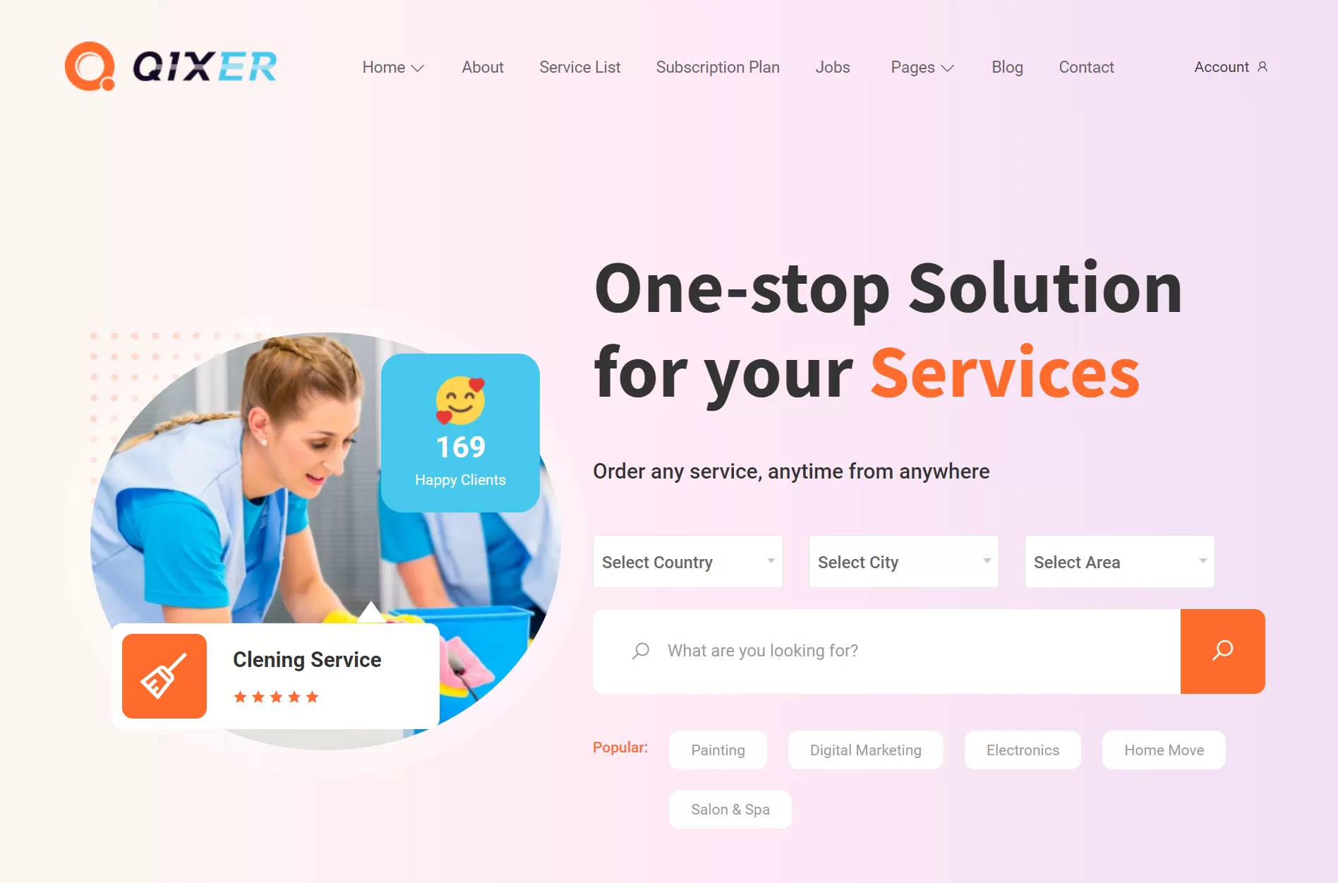 Qixer Multi Vendor on Demand Service Marketplace