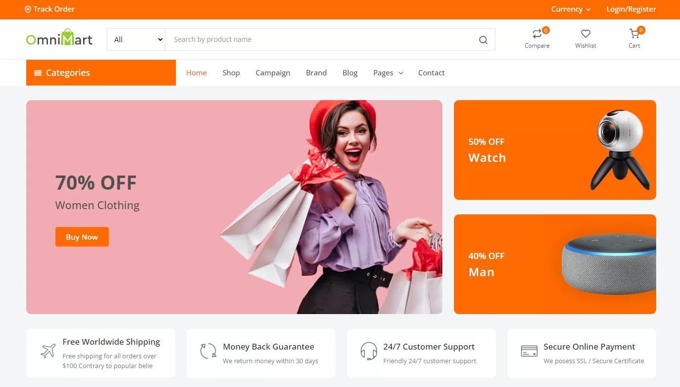 OmniMart eCommerce CMS